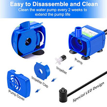 Load image into Gallery viewer, Cat Water Fountain Pump, Pet Water Fountain Pump Compatible Motor, for Pet Drinking Fountain Cat Water Dispenser Replacement