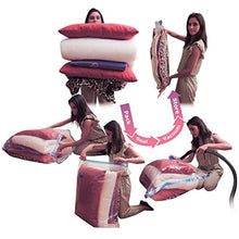 Load image into Gallery viewer, Vacwel Jumbo Vacuum Storage Bags for Clothes, Quilts, Pillows, Space Saver Size 43x30” Extra Strong (Pack of 6)