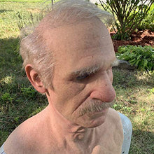 Load image into Gallery viewer, Old Man Mask Realistic Latex Human Decorative Halloween Masks for Adults
