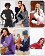 Load image into Gallery viewer, WEERTI Thermal Underwear for Women Long Johns Women with Fleece Lined, Base Layer Women Cold Weather Top Bottom(White XL)