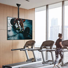 Load image into Gallery viewer, WALI TV Ceiling Mount Adjustable Bracket Fits Most LED, LCD, OLED and Plasma Flat Screen Display 26 to 65 Inch, up to 110 Lbs, VESA 400x400mm (CM2665), Black
