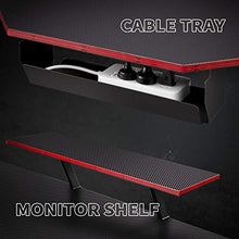 Load image into Gallery viewer, DESINO L Shaped Gaming Desk Computer Coner Desk PC Wirting Table Gamer Workstation for Home Office, Black