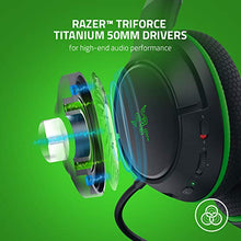 Load image into Gallery viewer, Razer Kaira Wireless Gaming Headset for Xbox Series X|S, Xbox One: Triforce Titanium 50mm Drivers - Cardioid Mic - Breathable Memory Foam Ear Cushions - EQ Pairing Button - Windows Sonic - Black