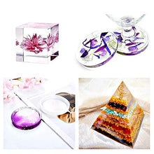 Load image into Gallery viewer, Resin Molds Silicone Kit 20Pcs,Epoxy Resin Molds Including Sphere,Cube,Pyramid,Square,Round, Used for Create Art,DIY,Ashtrays,Coasters,Candles.Bonus Decorative Sequins and The Complete Set Tools