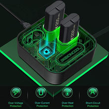 Load image into Gallery viewer, Battery Pack for Xbox One, BEBONCOOL Rechargeable Battery for Xbox One/ One S/ One X/ One Elite Controller, Controller Charger for Xbox One with 4 Pack Batteries Accessories for Xbox One