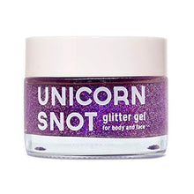 Load image into Gallery viewer, Unicorn Snot Holographic Body Glitter Gel for Body, Face, Hair - Vegan & Cruelty Free - 1.7 oz (Purple)