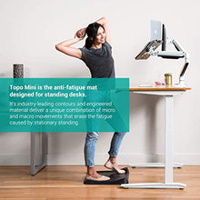 Load image into Gallery viewer, Topo Mini by Ergodriven | The Smaller Not-Flat Standing Desk Anti-Fatigue Mat with Calculated Terrain (Obsidian Black)