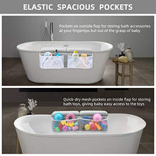 Load image into Gallery viewer, Bath Kneeler and Elbow Rest Set Baby Bath Kneeling Pad, Thick Non-Slip Bathing Kneeling Mat Cushion Quick Drying Bathtub Knee Mat with Arm Support and Pockets for Bathroom Bathing Comfort, Gray