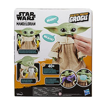 Load image into Gallery viewer, Star Wars The Mandalorian Galactic Snackin' Grogu Animatronic Toy with Over 40 Sound and Motion Combinations, Interactive Toys