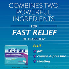 Load image into Gallery viewer, Imodium Multi-Symptom Relief Anti-Diarrheal Caplets, Loperamide Hydrochloride, Simethicone, 24 ct