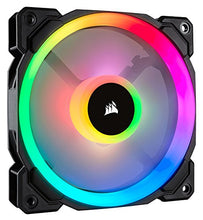 Load image into Gallery viewer, Corsair LL Series LL120 RGB 120mm Dual Light Loop RGB LED PWM Fan 3 Fan Pack with Lighting Node Pro (CO-9050072-WW)