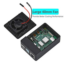 Load image into Gallery viewer, Raspberry Pi 4 Case, iUniker Raspberry Pi 4 Fan ABS Case with Cooling Fan, Raspberry Pi 4 Heatsink, Simple Removable Top Cover for Pi 4 Model B/ 4B