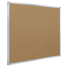 Load image into Gallery viewer, Mead Corkboard, Framed Bulletin Board, 3' x 2', Cork Board, Aluminum Frame (85361)