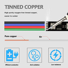 Load image into Gallery viewer, LEADTOPS 22AWG 4pin LED Electric RGB Wire 22 Gauge 65.6ft 20m Conductor Extension Cable Line Cord for RGB LED Strip 5050 3528