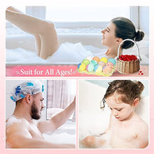 Load image into Gallery viewer, Exfoliating Back Scrubber for Shower and 12 Pcs Bath Bombs Gift Set Bundle for Her/Him