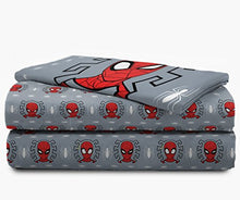 Load image into Gallery viewer, Jay Franco Marvel Spiderman Webbed Wonder 5 Piece Twin Bed Set - Includes Comforter & Sheet Set - Bedding Features Spiderman - Super Soft Fade Resistant Polyester - (Official Marvel Product)