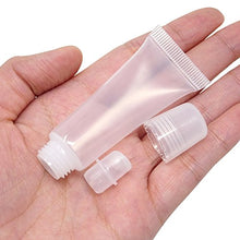 Load image into Gallery viewer, Honbay 10PCS 8ml Refillable Clear Empty Lip Gloss Balm Containers Soft Empty Tubes