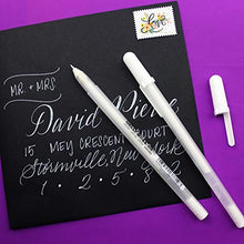 Load image into Gallery viewer, SAKURA Gelly Roll Classic Gel Pens, Opaque White Ink, Ass't Tips 05/08/10, 6 PK 57461