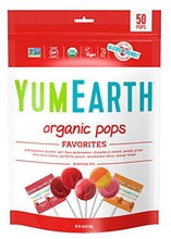 Load image into Gallery viewer, YumEarth Organic Fruit Snacks, 50 snack packs & Organic Lollipops, Assorted Flavors, 50 Count (Packaging May Vary)