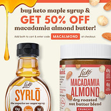 Load image into Gallery viewer, Livlo Sugar Free Keto Maple Syrup - Low Carb & Keto Friendly Pancake Syrup - 1g Net Carbs & 10 Calories per Serving - Made with Allulose - Sugar Alcohol Free - Syrlō - 8oz