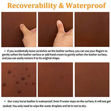Load image into Gallery viewer, Muse Craft Flawless 12''X24'' 5-6oz Dark Brown Tooling Leather Finished Full Grain Cowhide Leather Import A Grade Leather Hide 1.8-2.1mm Tooling Sewing Hobby Workshop Crafting Leather