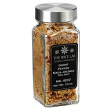 Load image into Gallery viewer, The Spice Lab - (3.5 oz) Ghost Pepper Salt (Naga Jolokia) - French Jar of Ghost Pepper Sea Salt- Gluten-Free Non-GMO All Natural Premium Gourmet Spicy Salt - No. 237