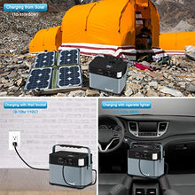 Load image into Gallery viewer, AsperX 500W Portable Generator Lithium 140277mAh Power Station, 505Wh CPAP Backup Battery Pack Power Supply 110V AC Outlet, QC3.0 USB, 12V/24V DC, LED Flashlight for Camping, Home, Emergency