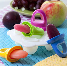 Load image into Gallery viewer, Nuby Garden Fresh Fruitsicle Frozen Pop Tray, Multicolored