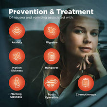 Load image into Gallery viewer, Reliefband Premier Anti-Nausea Wristband | FDA Cleared Nausea & Vomiting Relief for Anxiety, Migraine, Motion Sickness (Car, Air, Train, Sea), Hangover & Morning Sickness | Drug Free (Charcoal)