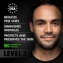 Load image into Gallery viewer, Tiege Hanley Men’s Skin Care System - Level 3 | Mens Routine Product Set: Face Wash, Anti Aging Serum, Day & Night Moisturizer, Exfoliating Scrub & Eye Cream | Tighten & Hydrate Your Best Looking Skin