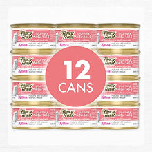 Load image into Gallery viewer, Purina Fancy Feast Grain Free, Natural Pate Wet Kitten Food, Gourmet Naturals Natural Wild Alaskan Salmon Recipe - (12) 3 oz. Cans