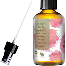 Load image into Gallery viewer, Rose Water Toner by Teak Naturals, 100% Organic Natural Moroccan Rosewater (Chemical Free) 4 oz