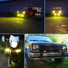 Load image into Gallery viewer, Nilight 18030C-A Amber 2PCS 5Inch 72W Double Row Flood Bar 10800Lumens Driving Fog Led Off Road Lights for Trucks Jeep ATV UTV SUV Boat Marine,2 Years Warranty