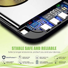 Load image into Gallery viewer, Wireless Portable Charger Power Bank 25000mAh - High Capacity with LCD Digital Display,3 USB Output & Dual Input External Battery Pack Compatible with Smart Phones,Android Phone,Tablet and More