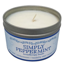 Load image into Gallery viewer, Our Own Candle Company Soy Wax Aromatherapy Candle, Simply Peppermint, 6.5 Ounce