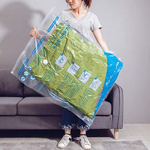 Load image into Gallery viewer, MEIQIHOME 8 Pack Vacuum Storage Bags (3 x Jumbo, 3 x Large, 2 x Medium) Space Saver Bags for Clothes Pillows Blankets Comforters with Hand Pump for Travel