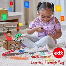 Load image into Gallery viewer, edxeducation Plastic Pattern Blocks - Set of 250 - Early Geometry Skills - Math Manipulative for Shape Recognition, Symmetry, Patterning and Fractions - Ages 4+
