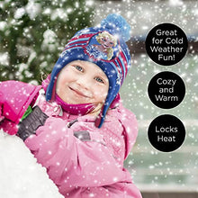 Load image into Gallery viewer, Disney Little Winter Hat, Kids Gloves or Toddlers Mittens, Frozen Elsa and Anna Baby Beanie for Boy Girl Ages, Blue/Pink, Age 4-7