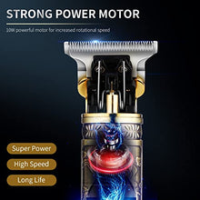 Load image into Gallery viewer, Suttik Hair Clippers for Men, Cordless Clippers for Hair Cutting, Rechargeable Beard Hair Trimmer, Professinoal Hair Clippers for Barber, T-blade Edgers Clippers Outline Trimmer with Led Display, Gold