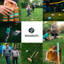 Load image into Gallery viewer, tenalach LED Glow-in-The-Dark Frisknock | Frisbeener | Polish Horseshoes | Includes 2 LED Targets, 1 LED Throwing Disc | Premium Carrying Case
