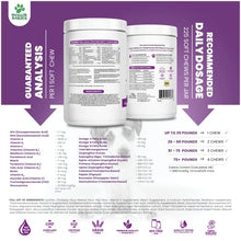 Load image into Gallery viewer, Doggie Dailies 5 in 1 Multivitamin for Dogs, 225 Soft Chews, Dog Multivitamin for Skin and Coat Health, Joint Health, Improved Digestion, Antioxidants, Support a Healthy Immune System