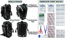 Load image into Gallery viewer, Emergency Survival Kit With First Aid - Gear, Cool Gadgets, Tools For Men, Women. Hiking, Camping, Fishing, Hunting Accessories. Link Molle Pouch To Bag, Backpack. Best Military Equipment, Supplies
