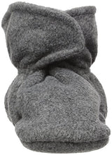 Load image into Gallery viewer, Hudson Baby Unisex Cozy Fleece Booties, Dark Gray, 6-12 Months