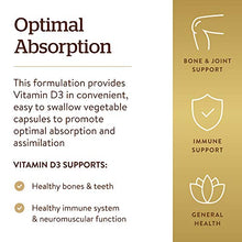 Load image into Gallery viewer, Solgar Vitamin D3 (Cholecalciferol) 55 mcg (2200 IU) Vegetable Capsules - 100 Count