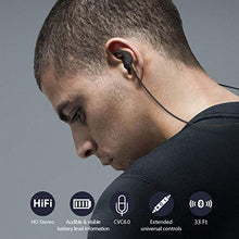 Load image into Gallery viewer, Wireless Bluetooth Headphones, RAVEtone Bluetooth Earphones with Enhanced Bass, Bluetooth 5.0, IPX4 Sweat-Resistant, 5-Hour Battery Life, Built-in Mic, Secure Fit Sports Earphones for Gym, Running