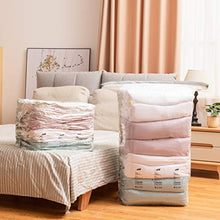 Load image into Gallery viewer, TAILI Cube Vacuum Space Saver Bags Jumbo Size 4 Pack of 31x40x15 inch Extra Large Compressed Closet Organizers and Storage Bags for Comforters, Pillows, Bedding, Blankets, Clothes, No Pumps Needed