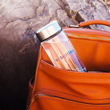 Load image into Gallery viewer, ionBottles - Rechargeable Portable Glass Hydrogen Water Generator Bottle with New PEM and SPE Technology Balanced pH Water Ionizer
