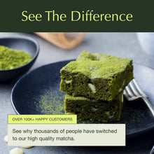 Load image into Gallery viewer, Encha Ceremonial and Culinary Grade Matcha Green Tea - First Harvest Organic Japanese Matcha Green Tea Powder, From Uji, Japan (Organic Culinary, 1 Pound (Pack of 1))