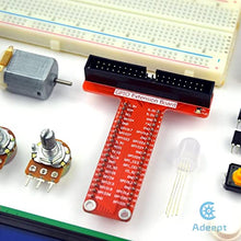 Load image into Gallery viewer, Adeept Super Starter Kit for Raspberry Pi 4 3, 2 Model B B+ LCD1602 Servo Motor C and Python Code, Beginner Starter Kit with User Manual Guidebook
