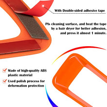 Load image into Gallery viewer, Bonbo Mesh Grille Grill Insert & Headlight Turn Light Cover Trim Exterior Accessories for Jeep Wrangler JL Sport/Sports 2018 2019 2020 2021 2022 (Orange)